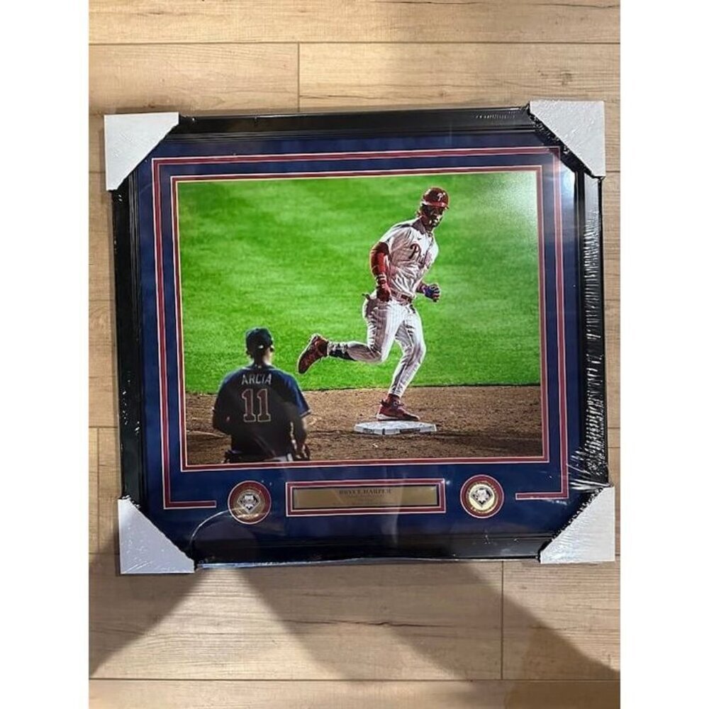 Bryce Harper Philadelphia Phillies "Stare Down" 2023 NLDS 16x20 Photo Framed